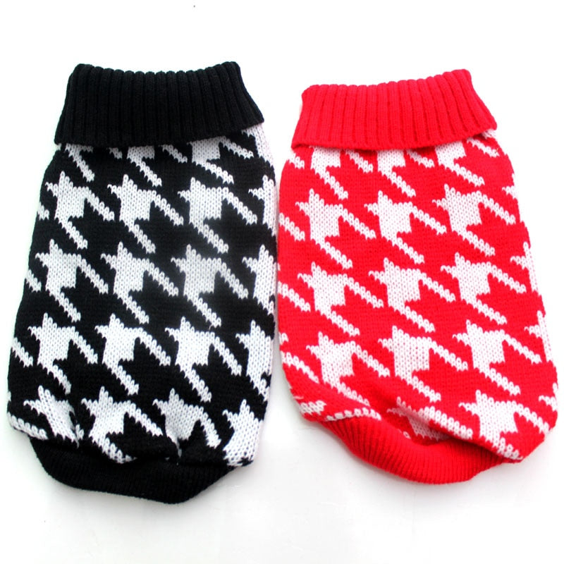 Houndstooth Sweater XS-2XL