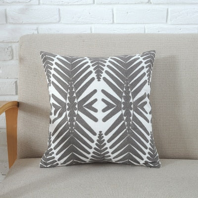 Gray Days Throw Pillow Covers