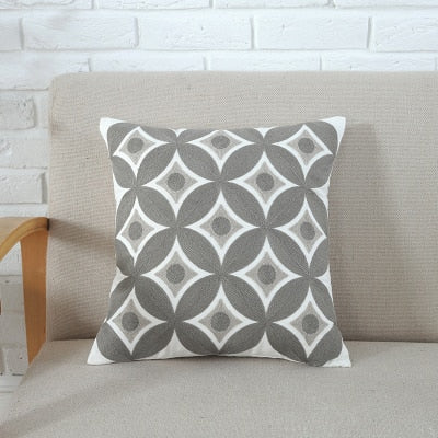 Gray Days Throw Pillow Covers