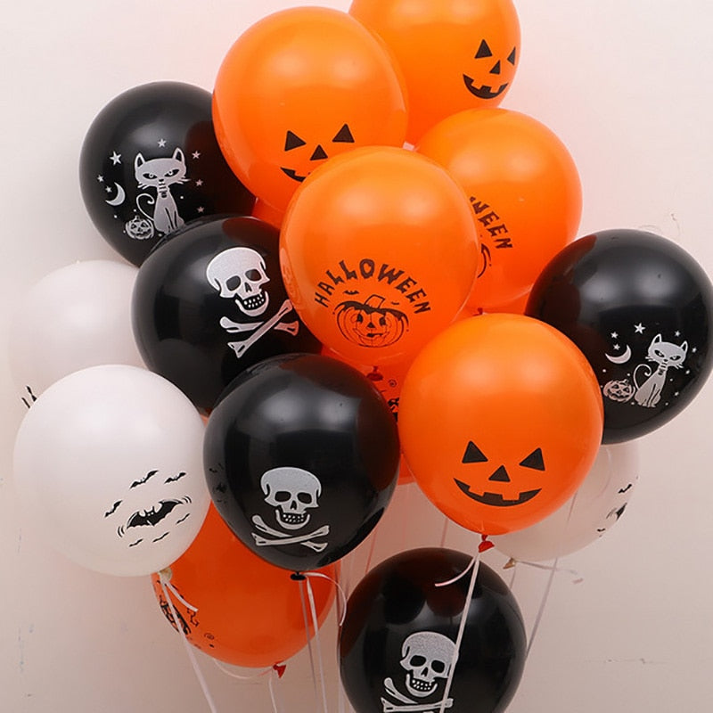 12 Pc Halloween Balloons