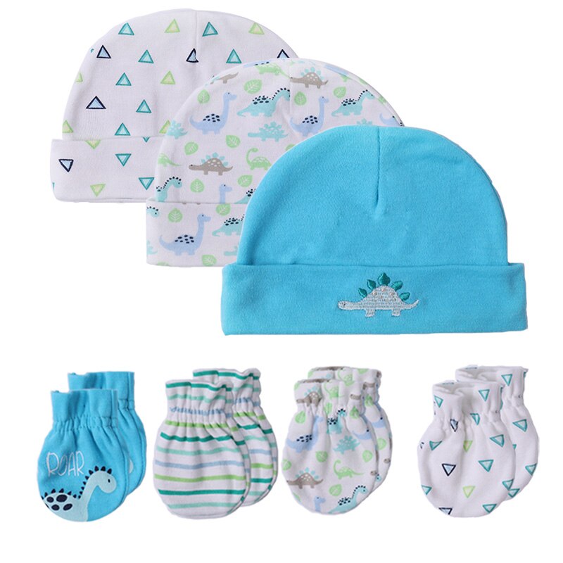Baby Hat And Gloves 0-6M