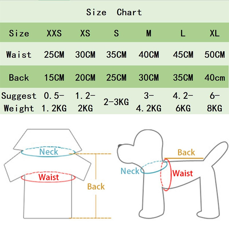Graphic Warm Doggie  Shirts XXS-XL