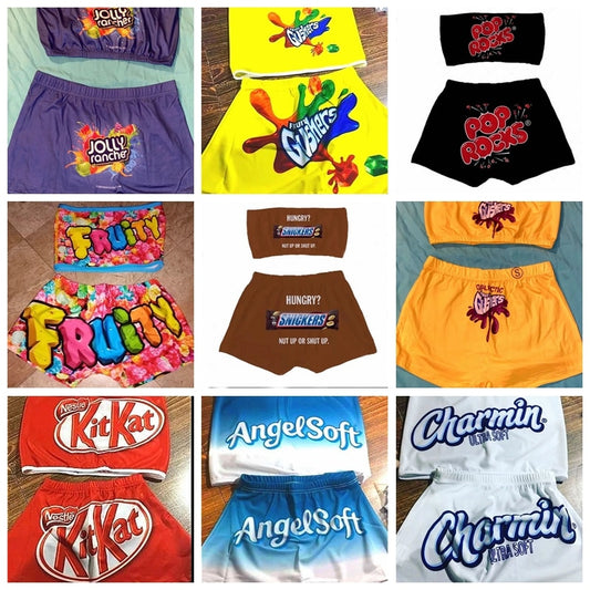 Assorted Popular Candy Short Set