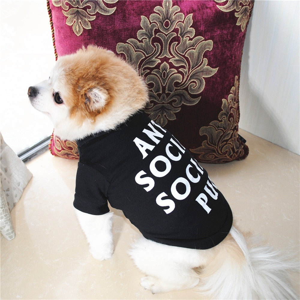 Anti Social Social Pup Shirt XS-L