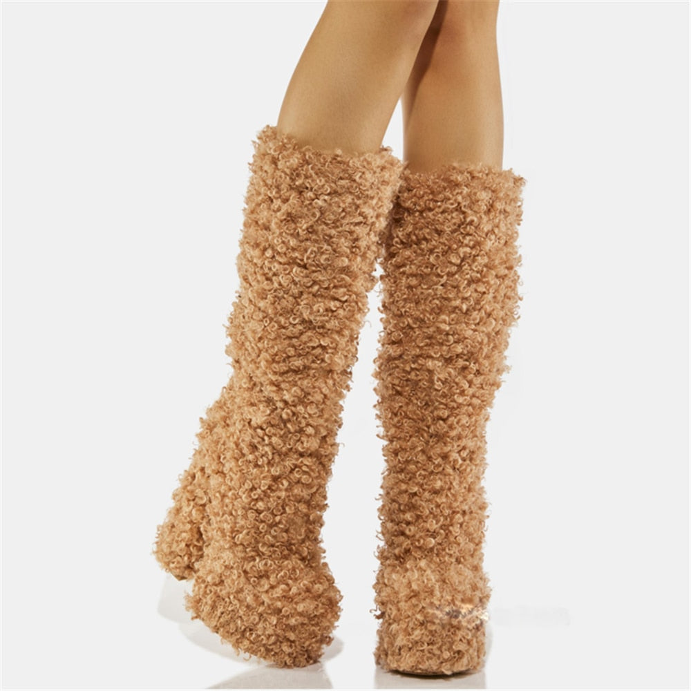 Curly Carpet Boots