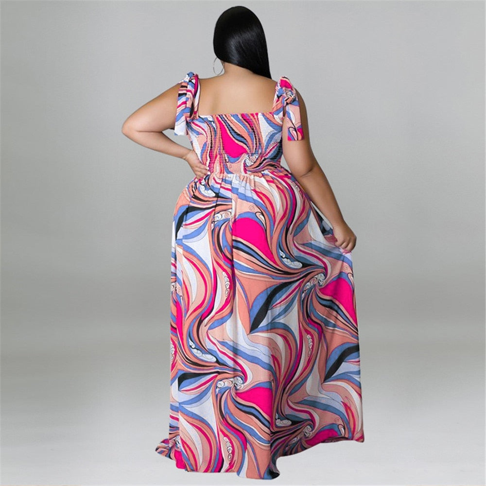 Swirl Garden Dress XL-5XL