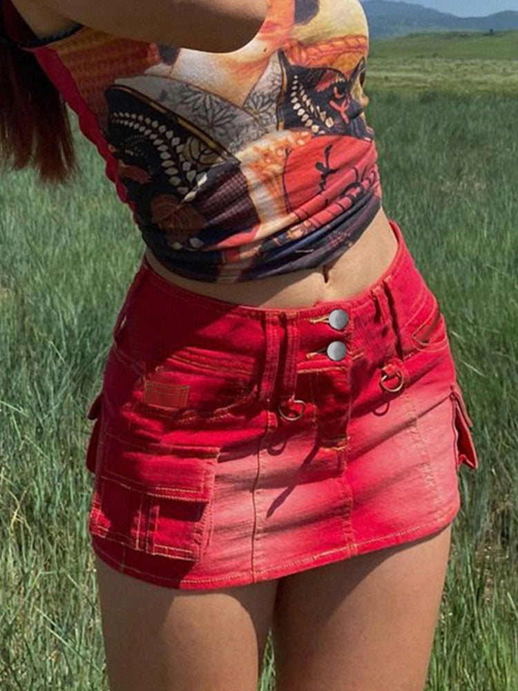 Red Rocks Mini Skirt
