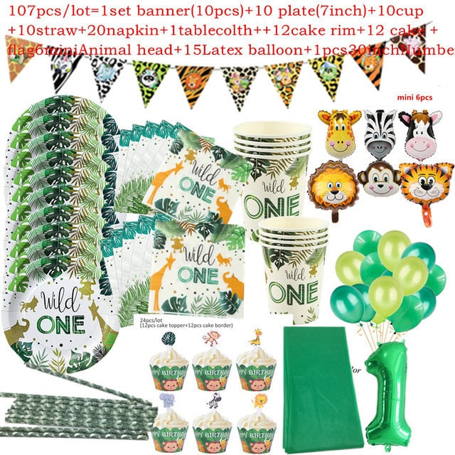 Complete Wild One Party Kit
