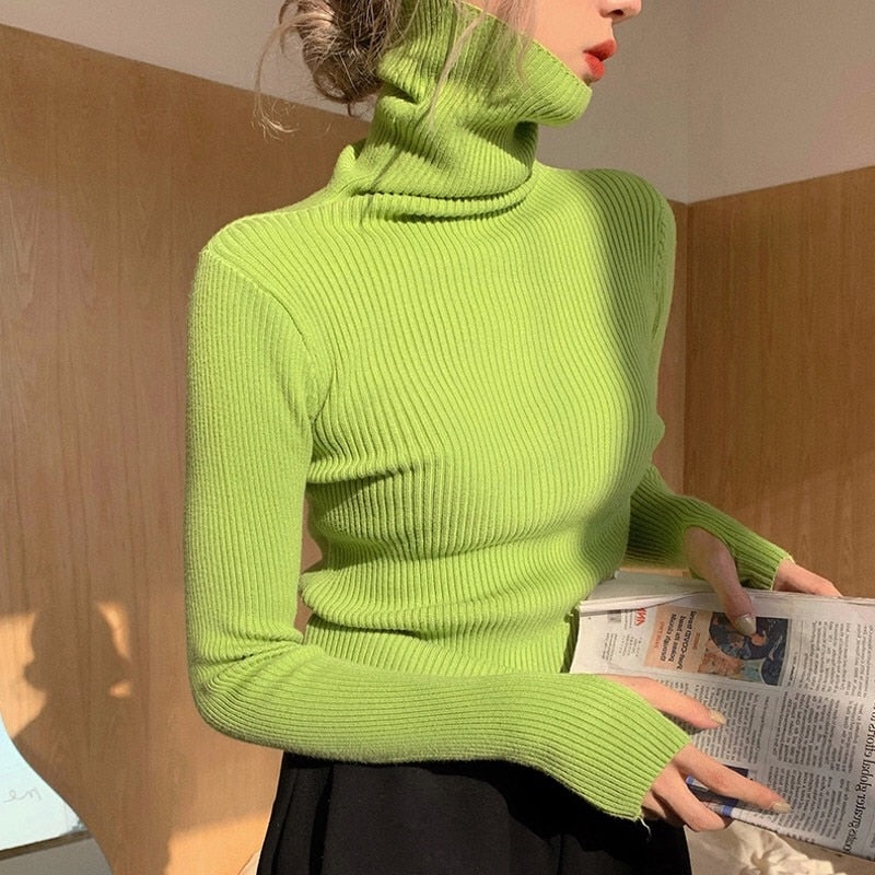 Knitted Nights Turtleneck Sweater