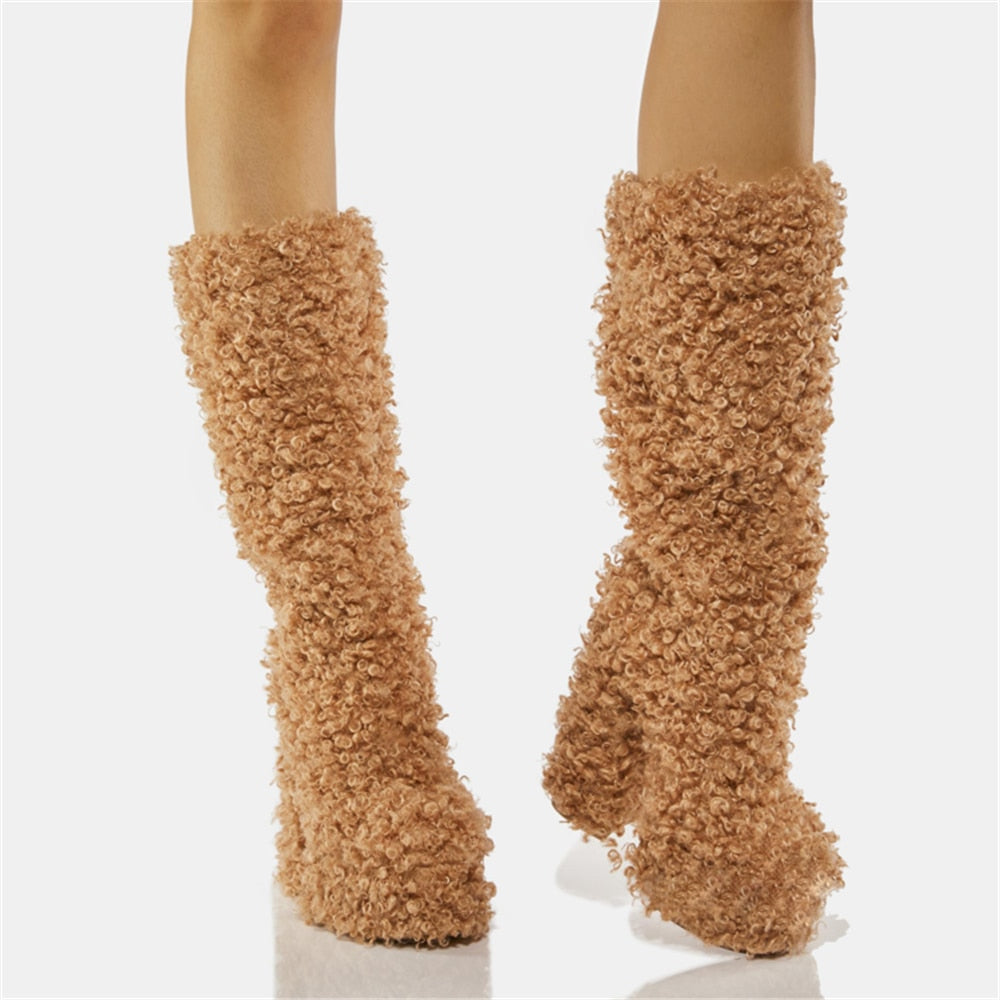 Curly Carpet Boots