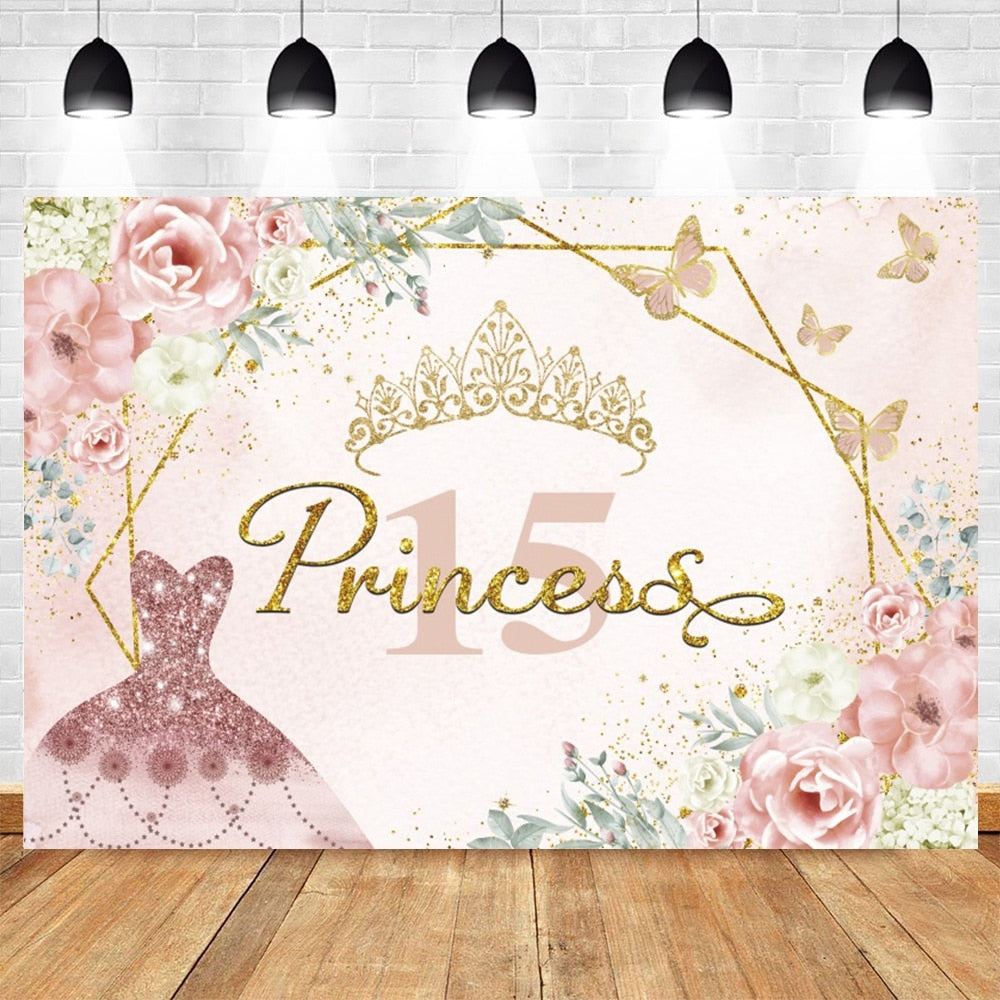 Crown/Princess Party Backdrop