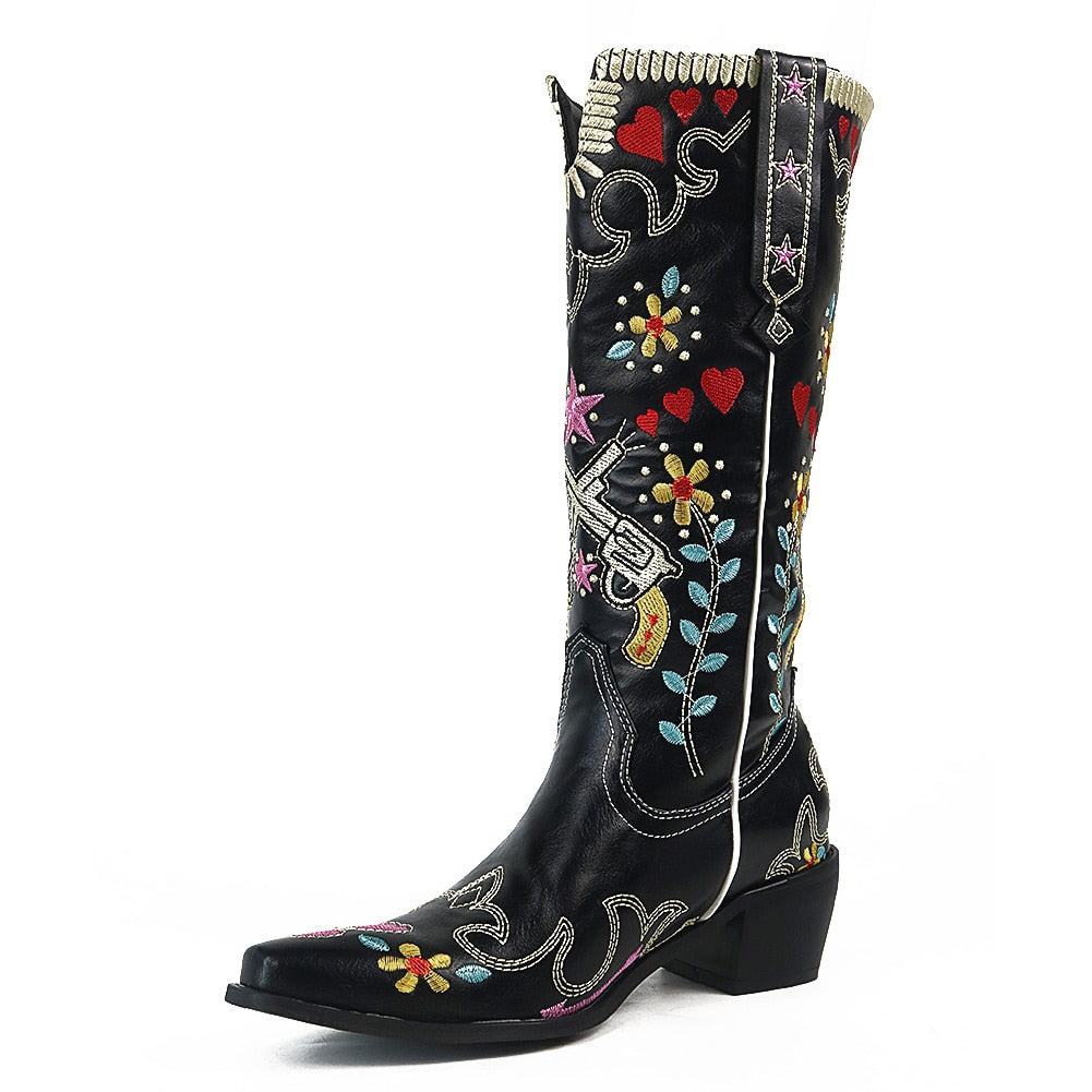 Flower Cowboy Boots