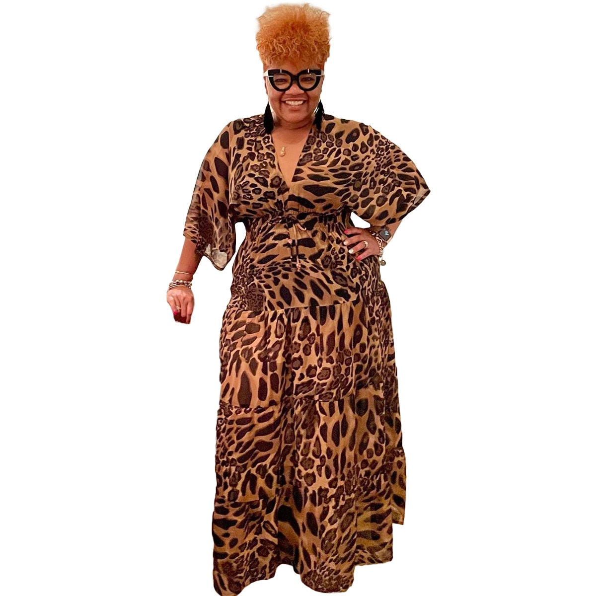 Cheetah Fever Dress XL-5XL