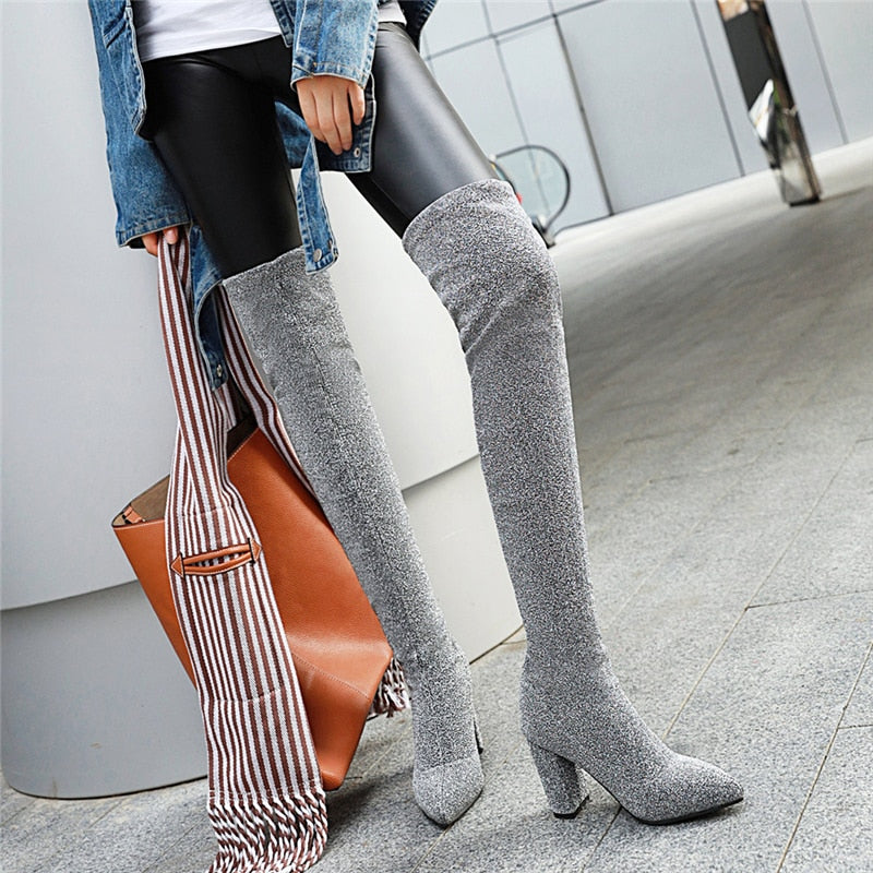 Stretch Sock Boots