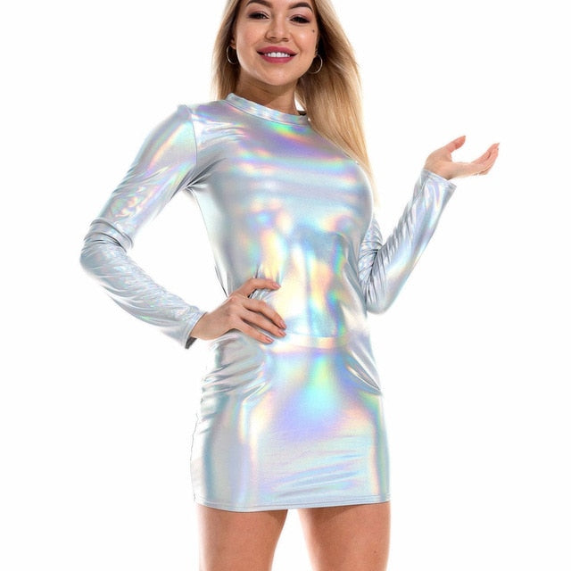 Danni Snow Collection - Holographic Queen Dress