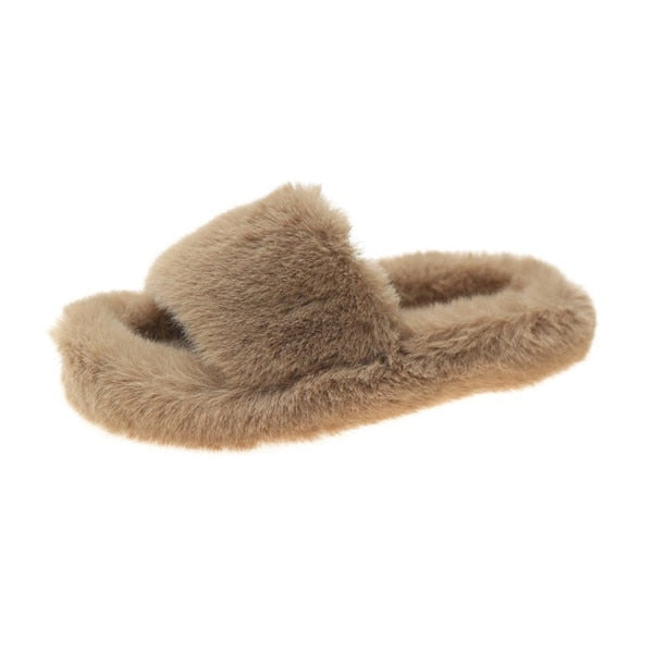 Plush Fur Slippers