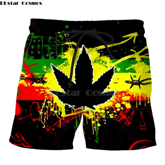 3D Graphic Swim Trunks up to 5XL