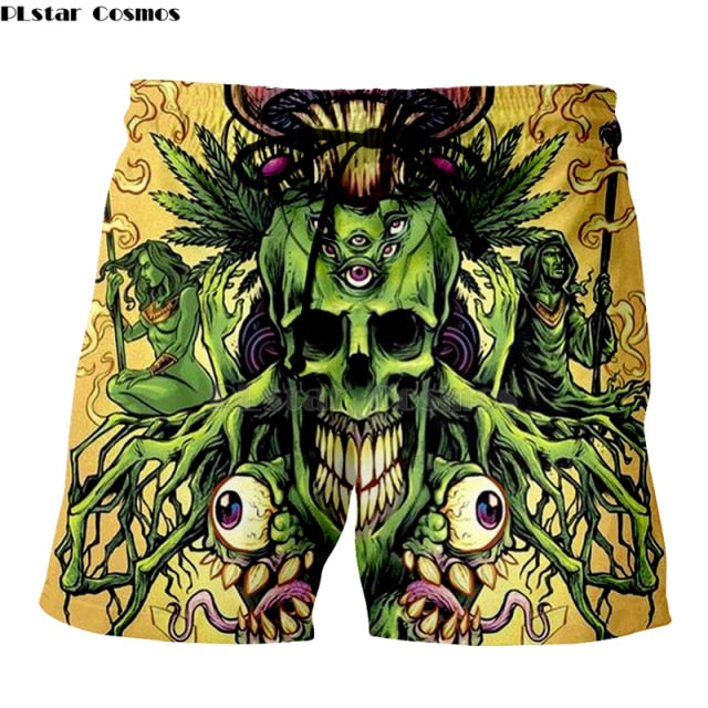 3D Graphic Swim Trunks up to 5XL