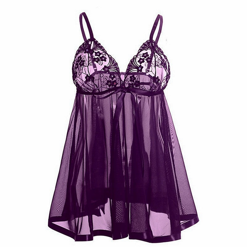 Lace Lingerie Nightgown XL-6XL