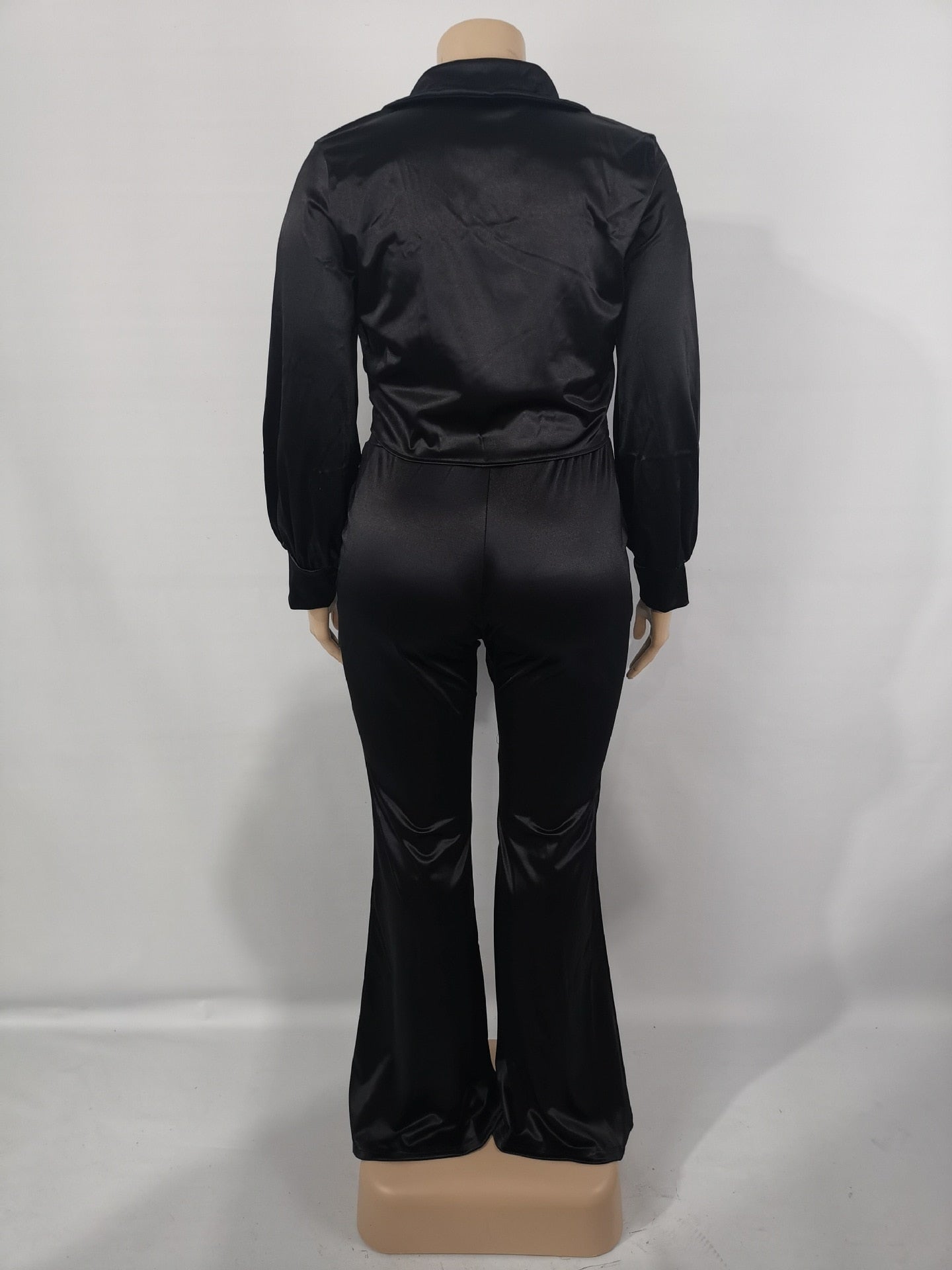 Glossy Flare Pant Set up to 5XL