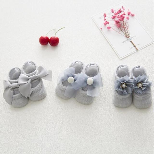 3 Pairs Newborn/Infant Socks
