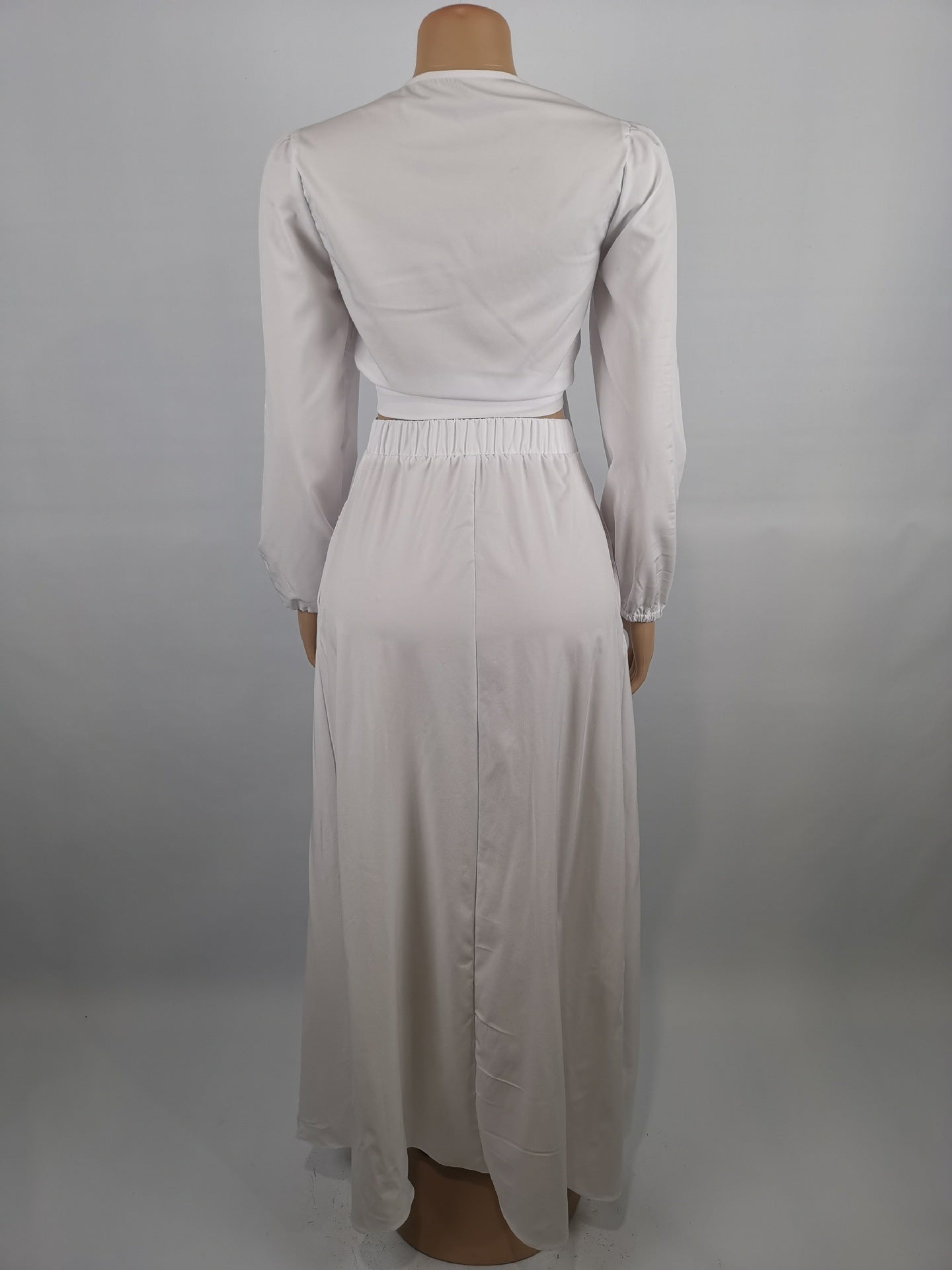 Silk Press Crop Top + Skirt Set XL-5XL