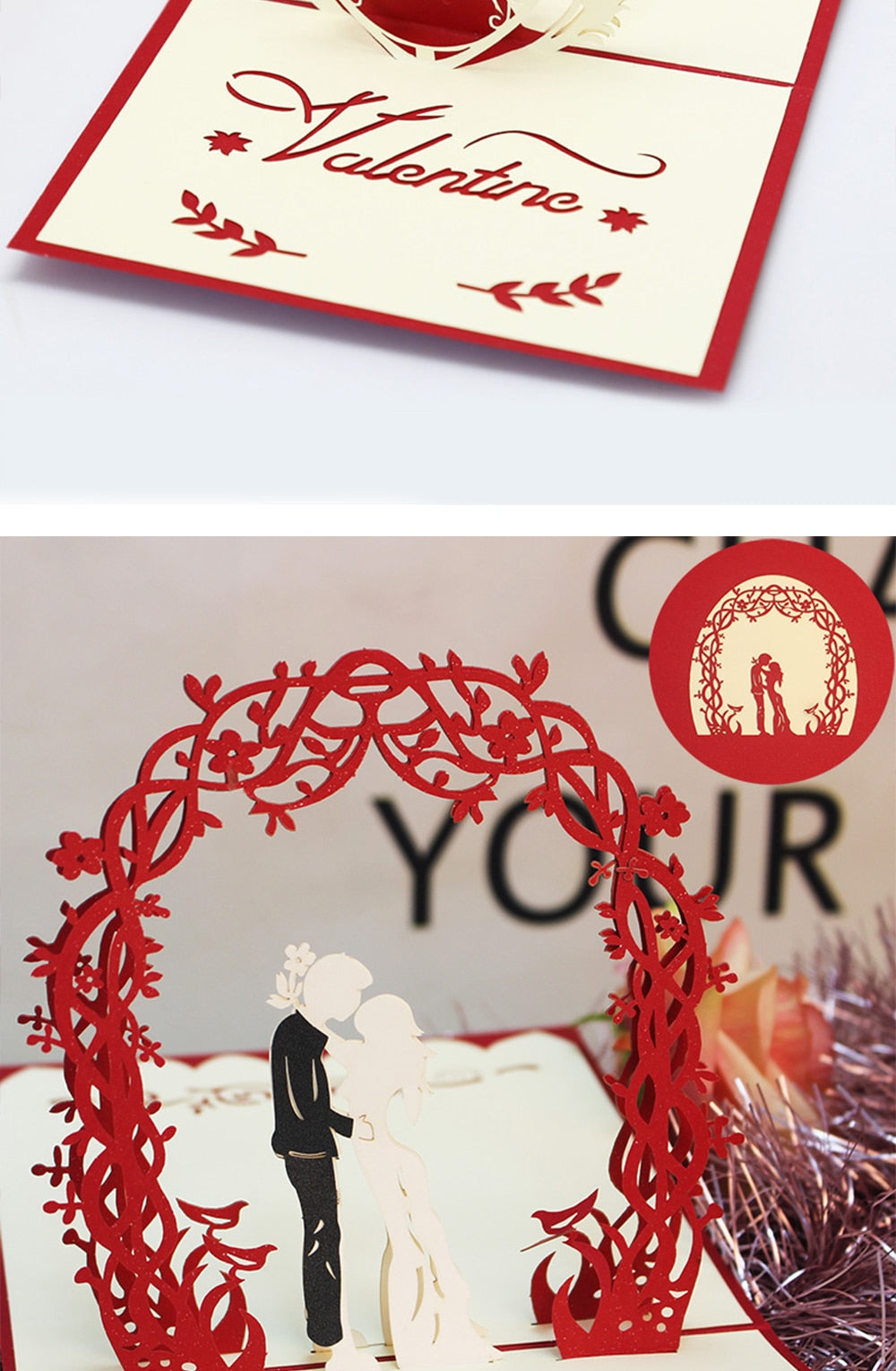 3D Valentine’s Day Cards