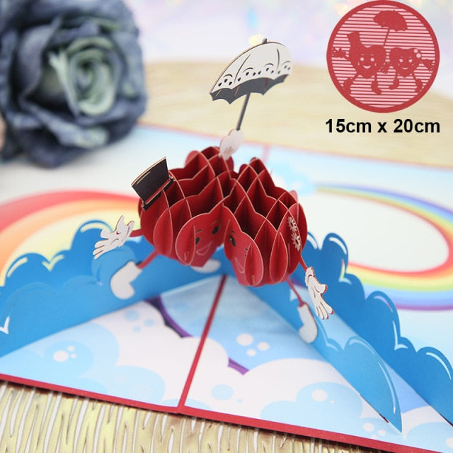 3D Valentine’s Day Cards
