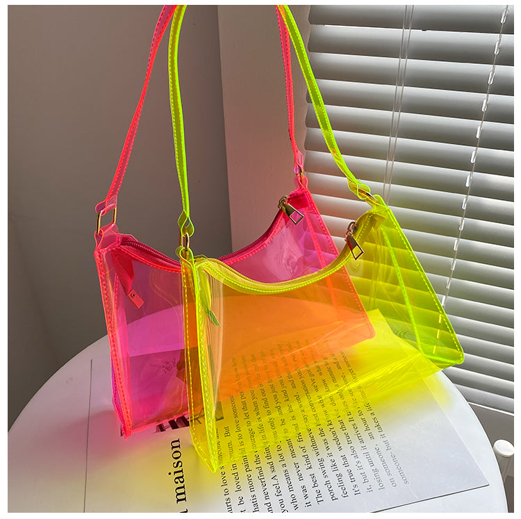 Fluorescent Jelly Handbags