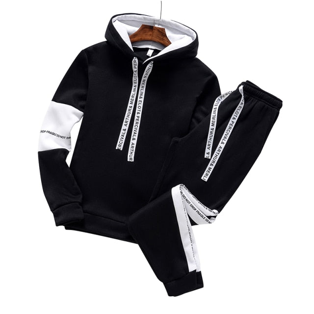 Hooded Pullover Sweatsuit