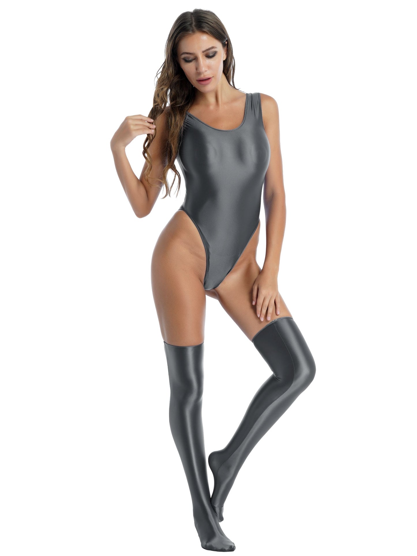 Outer Space Bodysuit and Stockings