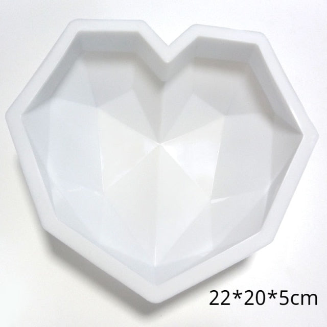 3D Silicone Heart Molds