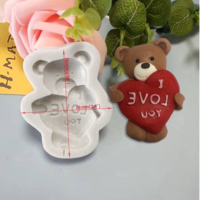 Valentine Bear Mold